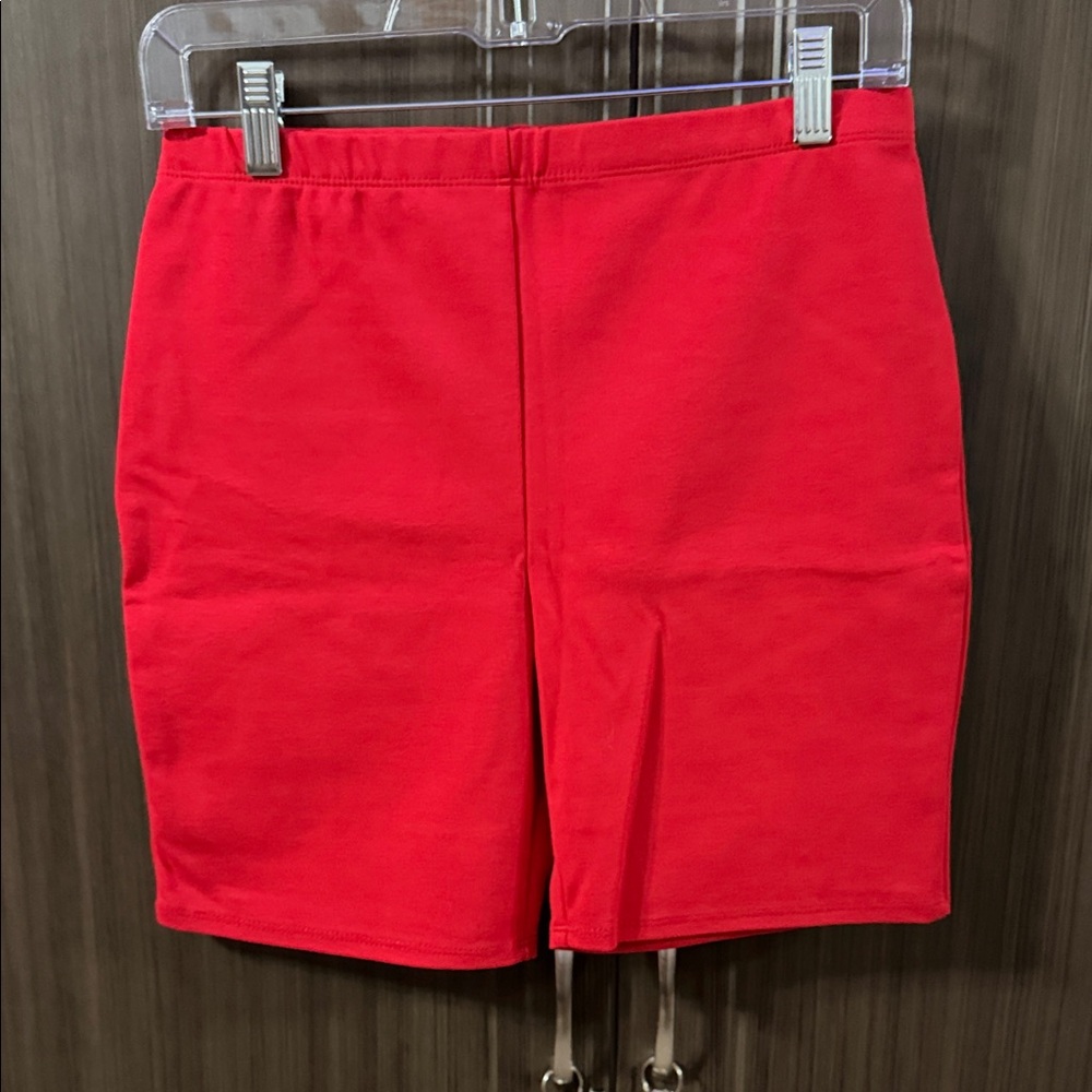 Fashion Nova Bold Red Bike Shorts